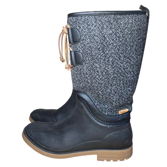 Alpine Design Kamik Women's Size 9 US Winter Rain Boots Color Black Gray Great - Picture 3 of 10